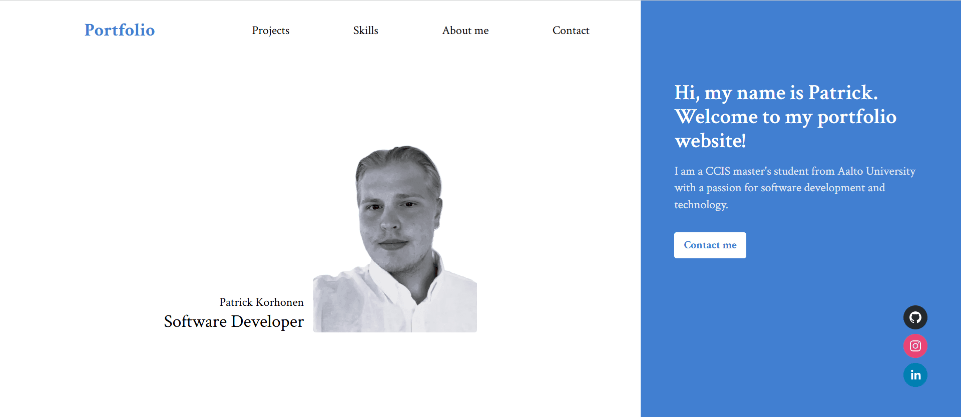 Portfolio website